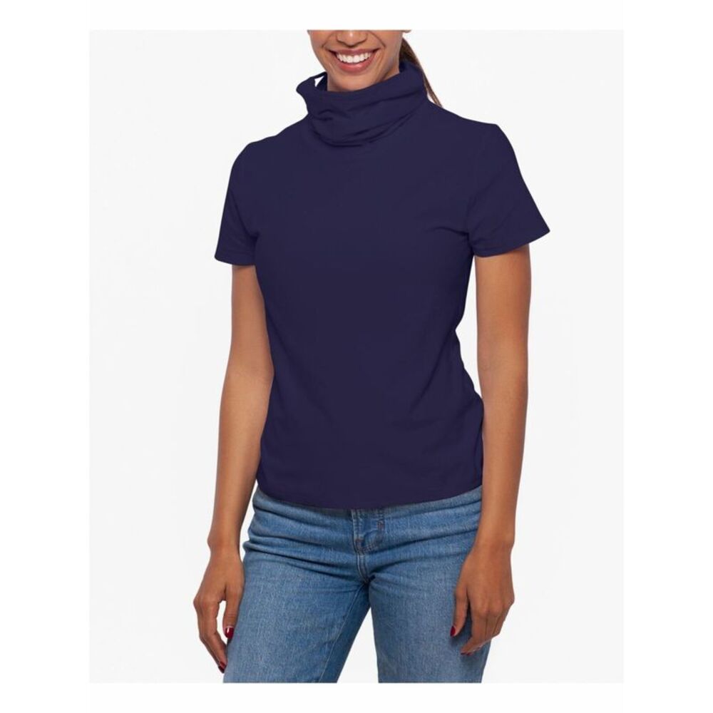 BAM BY BETSY & ADAM Womens Top Stretch Short Sleeve